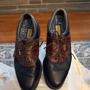Men's Black and Brown Dress Shoes